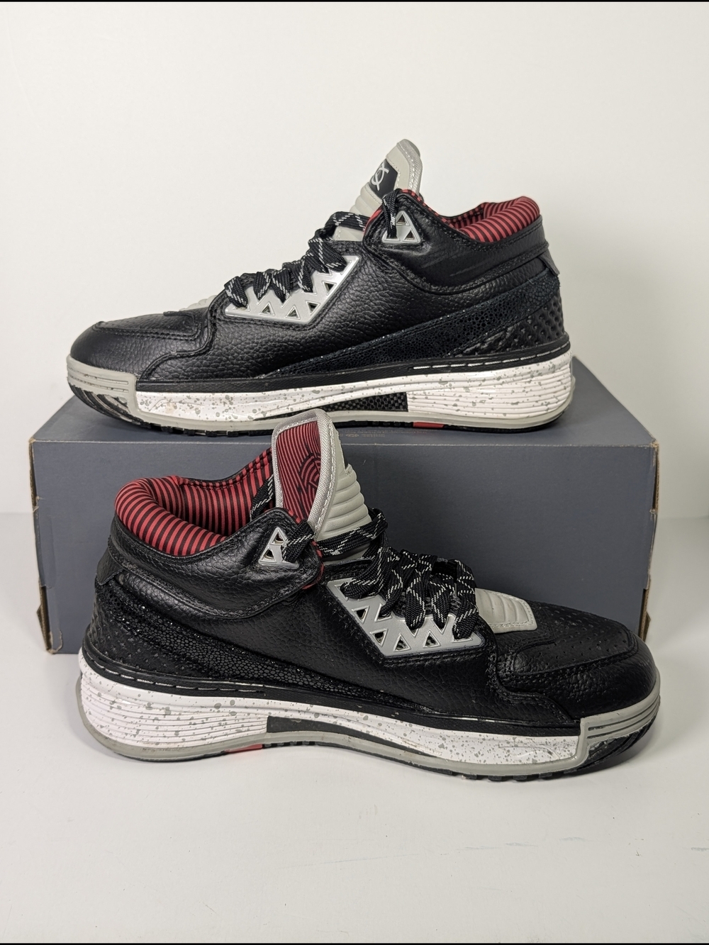 Li-Ning Way of Wade 2 Warrior Black Basketball Shoes Men Size 9 - Picture 2 of 8